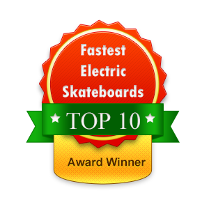 Fastest Electric skateboard Badge